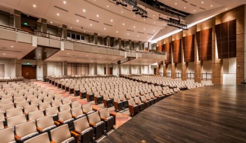 Coffee High School Preforming Arts Center stage view