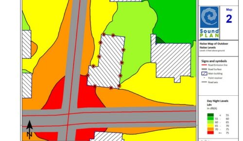 Columbia Residential 2D Rendering Noise Map