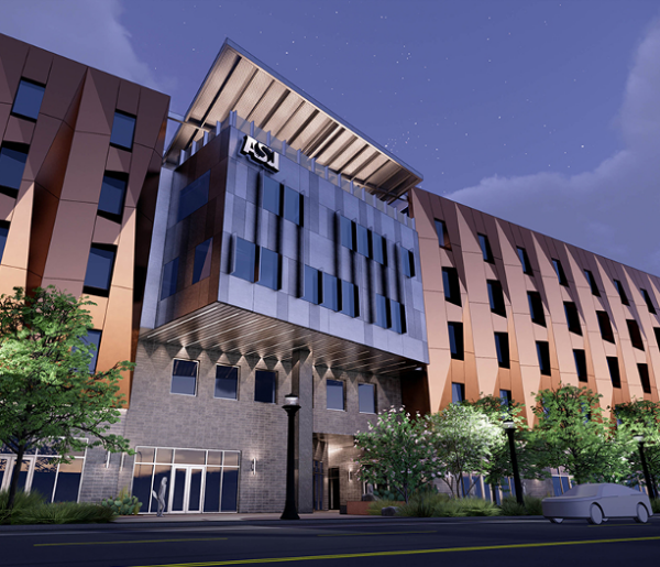 Arizona State University Wrap Building 3D Rendering