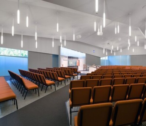 Congregation or Hadash Synagogue Interior Aisle