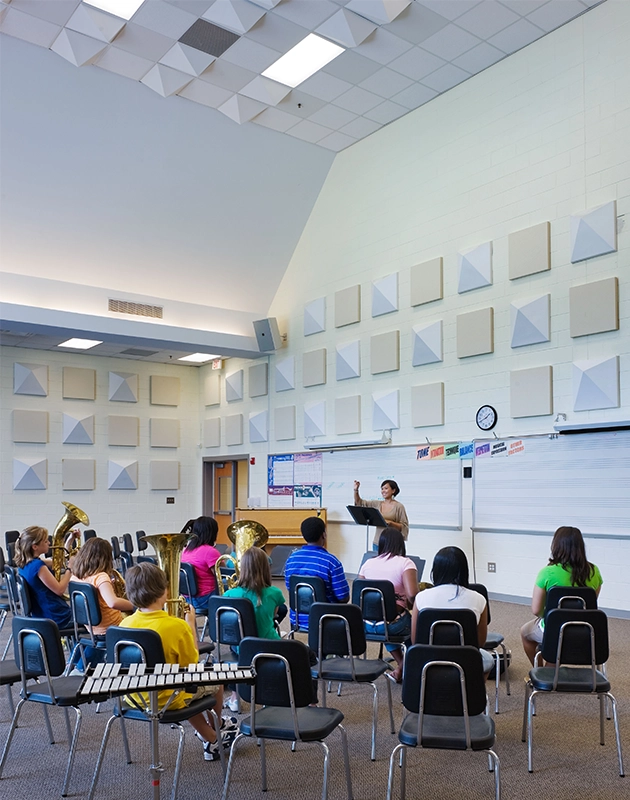 Peachtree middle school music room 